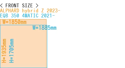 #ALPHARD hybrid Z 2023- + EQB 350 4MATIC 2021-